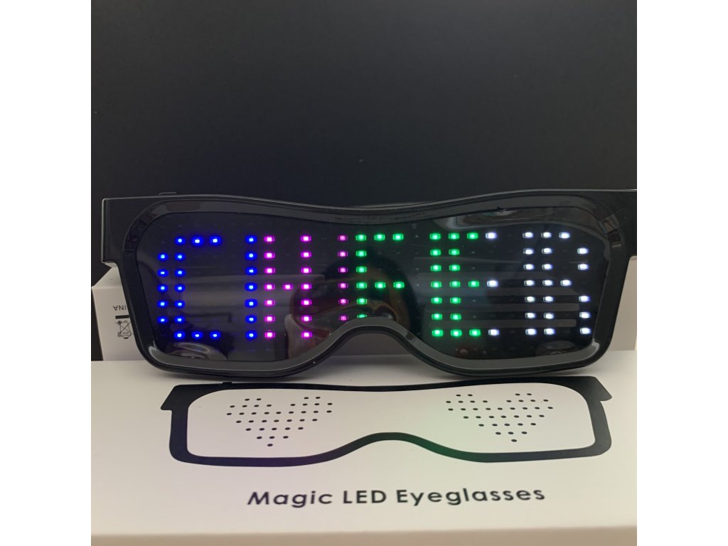 Magic LED Eyeglasses per App einstellbar